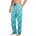 thumbnail image 5 of Mermaid Scale Pajama Pants Mens Lounge Pants Lightweight Men Pajama Bottoms with Drawstring Pockets, 5 of 7