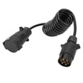 thumbnail image 2 of Trailer Plug Extension Cord Connector Power Supply Wire Plug 2 Meters 7 Pin European Standard, 2 of 5
