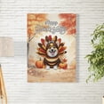 thumbnail image 2 of Happy Thanksgiving Corgi Turkey Costume Pumpkins Autumn Leaves Vertical Matte Canvas Poster Welsh Corgi Dog Lover Gifts Idea Wall Art Home Decor - 130144, 2 of 5