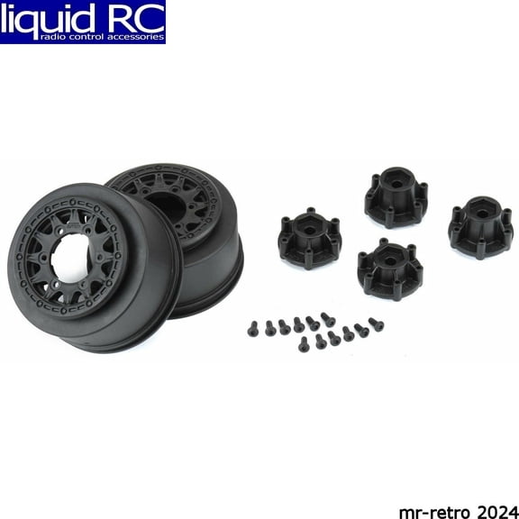 Pro-Line Racing Raid 2.2/3.0 Black 6x30 Whls SC F/R PRO278503 RC Tire