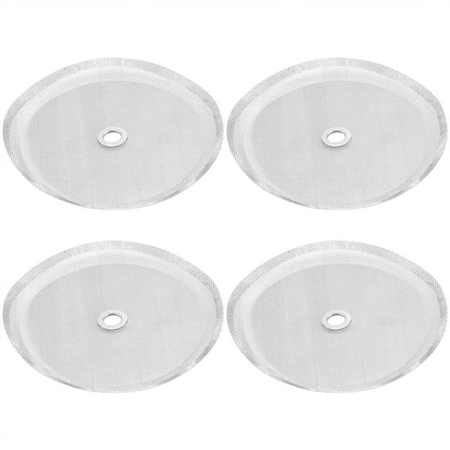 French Press Replacement Filter Screen Reusable Stainless Steel Mesh Filter for French Press Coffee Makers