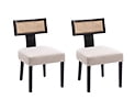 Beige - Linen - Black Legs