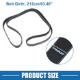 thumbnail image 4 of Unique Bargains Car Serpentine Belt V-Ribbed Belt No.9091602571 for Toyota Tacoma V6 4.0L 1GRFE Engines 2005-2015, 4 of 7