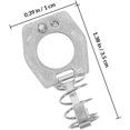 thumbnail image 2 of Generic 4pcs Rv Water Heater Door Cam Locks Steel Latch Set, 2 of 6