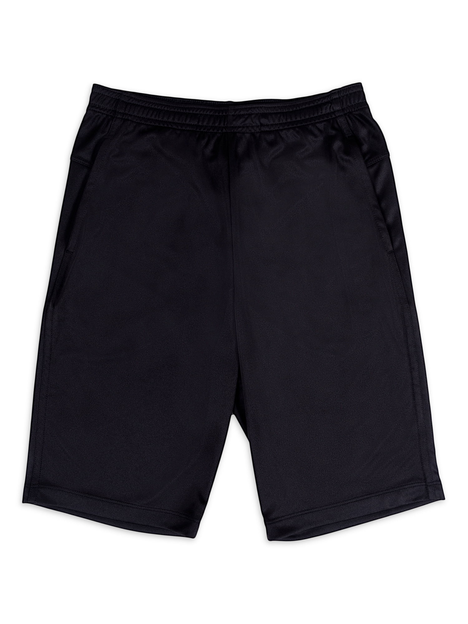 Athletic Works Boys Active Shorts, 4-Pack Bundle, Sizes 4-18 & Husky