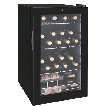 Pewter Wine Cooler - RCA Beverage Center Black - Fits 101 Cans or 24 Wine Bottles RMIS2434