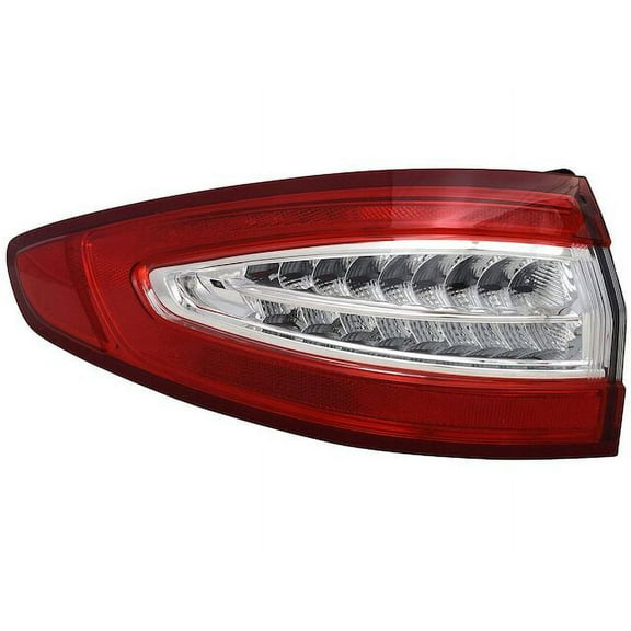 Left Driver Side Tail Light Assembly - Compatible with 2013 - 2016 Ford Fusion 2014 2015