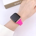 thumbnail image 3 of Silicone Apple Watch Band, Waterproof Breathable Sport Band for Apple Watch 38mm 40mm 41mm, iWatch Series 9, 8, 7, 6, 5, 4, 3, 2, 1, SE, BarbiePink, 3 of 3