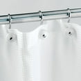 thumbnail image 3 of iDesign  White and Chrome York Classic 12-Pack Shower Curtain Hooks, 3 of 6