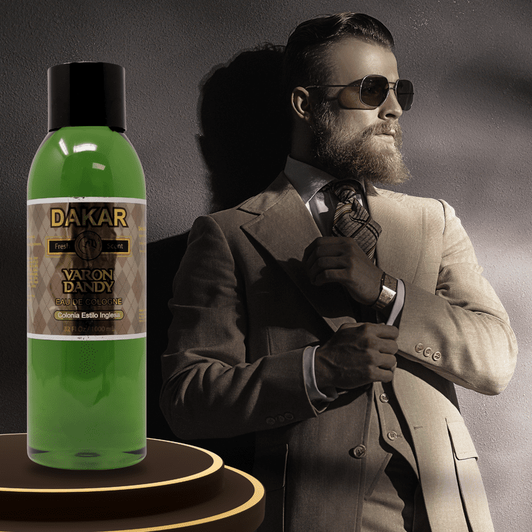 Dakar Varon Dandy Eau de Cologne – English-Style Men Fragrance, 32