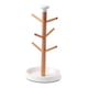 thumbnail image 2 of Árbol para tazas de café, soporte para vasos de vidrio, escurridor de tazas, ligero y decorativo. Base blanca, 2 of 8