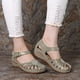 thumbnail image 1 of Zapatos de mujer de verano Tacón de cuña Retro Hollow Out Casual Sandalias de mujer Wmkox8yii  nm9040, 1 of 6