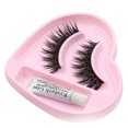 thumbnail image 3 of 1 pair Natural Long Thick False Eyelashes Eyelashes Makeup 5ml, 3 of 3
