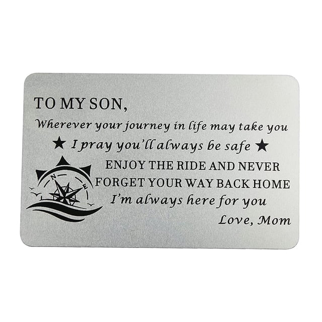 yuksok Wallet Insert Card Greeting Card for Thanksgiving Day Graduation Anniversary type b