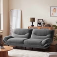thumbnail image 6 of Homall Futon Sofa Bed with Adjustable Backrest & Five Angles Adjustable Armrests Sofa Couch for Small Spaces Living Room Office,Corduroy Gray, 6 of 7