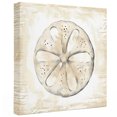 thumbnail image 2 of Ships Next Day Canvas Wall Art 10"x10", Sand Dollar Coastal Wood Framed Canvas Print Painting, Summer Beach Beige Ocean Ready to Hang Small Picture Wall Decor for Home Kitchen Nursery Office, 2 of 9
