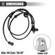 thumbnail image 5 of Sensor de velocidad de rueda trasera izquierda o derecha ABS para BMW X5 E53 2000-2006 34526756380 negro, 5 of 7