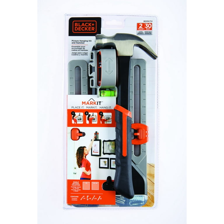 Black + Decker Markit Picture Hanging Tool, Tape & Picture Hangers, Household