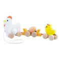 thumbnail image 1 of Animal De Dibujos Animados De Madera Para Niños Pequeños Que Arrastran El Juguete Del Pollito Que Empuja A Mano El Cable De Tracción Del Coche De Arrastre Para Niños De 0 A 3 Años Eigraketly FN002956-00, 1 of 6