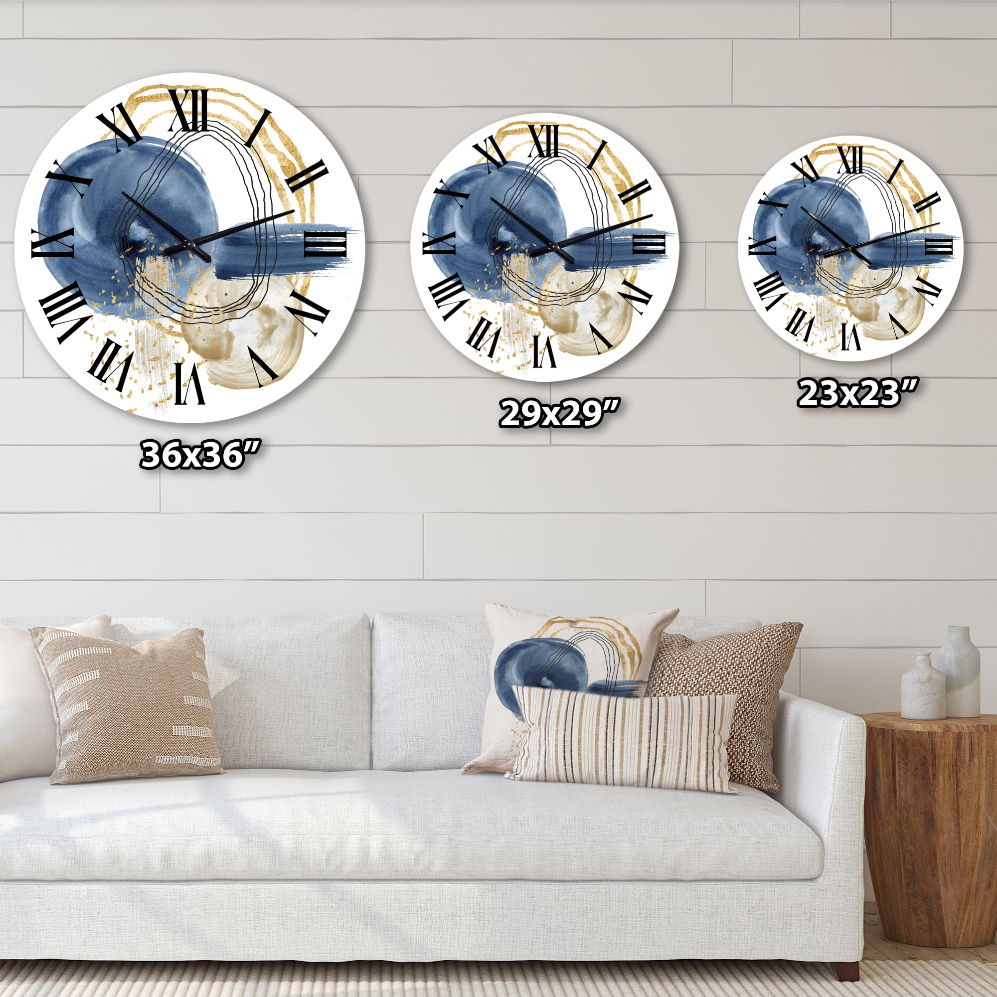 Designart 1 in Quartz Modern/Contemporary Wall Clock