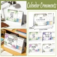 thumbnail image 6 of PLYZLE Small Desk Calendar 2026, Standing Desktop Calendar 12 Months, 2 in 1 Flip Calender with Sticky Note & Memo Pages, 9"x10", Thick Paper Floral Calendar for Home School and Office (D), 6 of 6