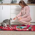thumbnail image 4 of Kitchen Rug Set of 2 Absobent Christmas Kitchen Mats for Floor,Happy New Year Santa Claus Gift Ho Kitchen Floor Mat for Bathroom,Room Cook (47x17+30x17 Inches), 4 of 7