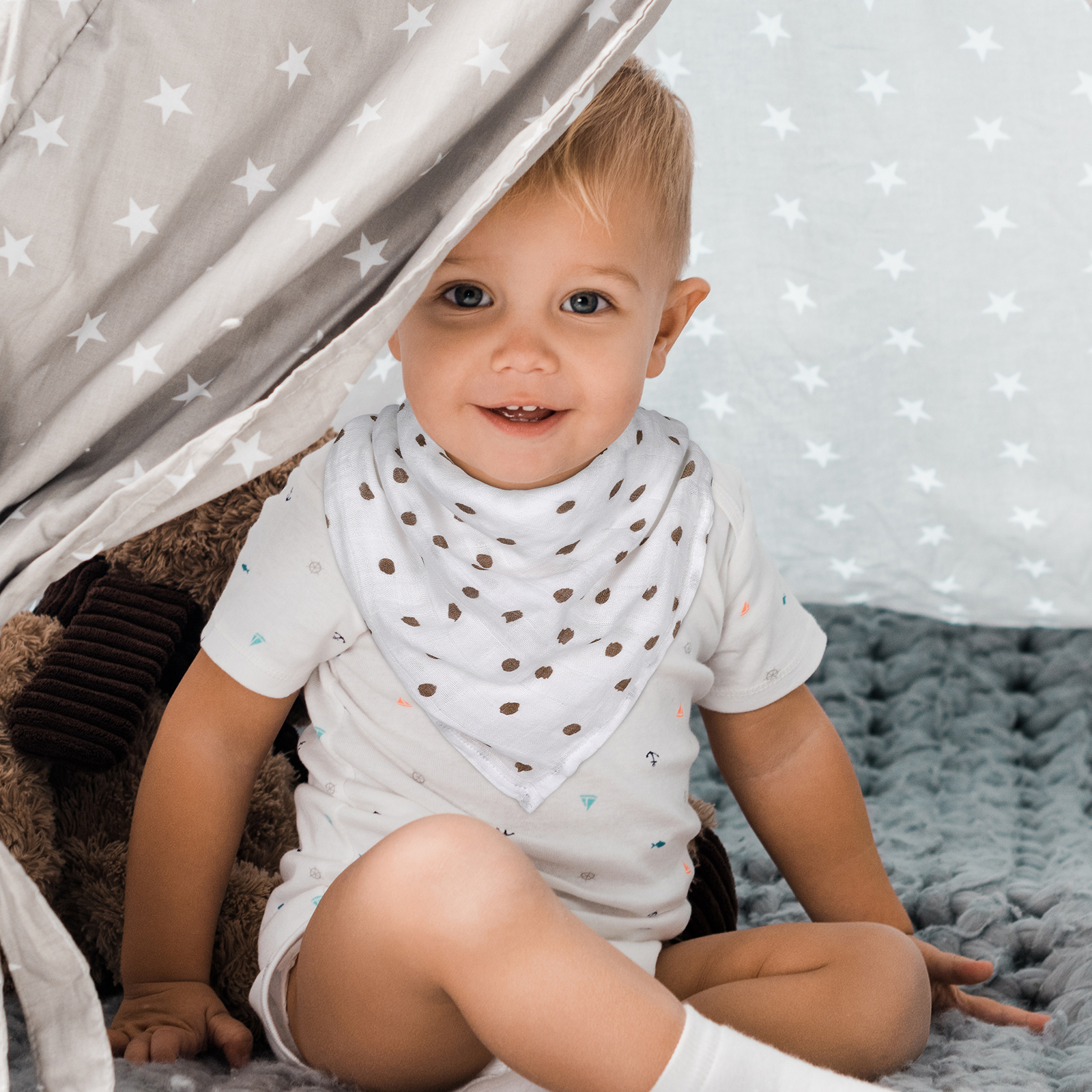 Gllquen Baby Muslin Swaddle Blankets, 6-Pack Rainbow photo 4