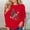 Red, variant on OKBOP Long Sleeve Nursing Tops,Christmas Fashion Casual Long Sleeve Printed Ladies Sweatshirts Womens Tops And Blouses Womens Sweatshirts No Hood