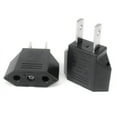 thumbnail image 2 of Toptekits Travel Plug Adapter, EU to US Plug Power Converter, 2-Pin 4.0mm Socket Outlet, 3-Pack, 2 of 9