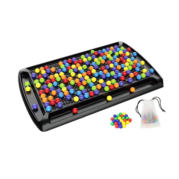 lionlar Peg Board Beads Game Creative Rainbow Matching Game for Game Travel Children 241 pieces