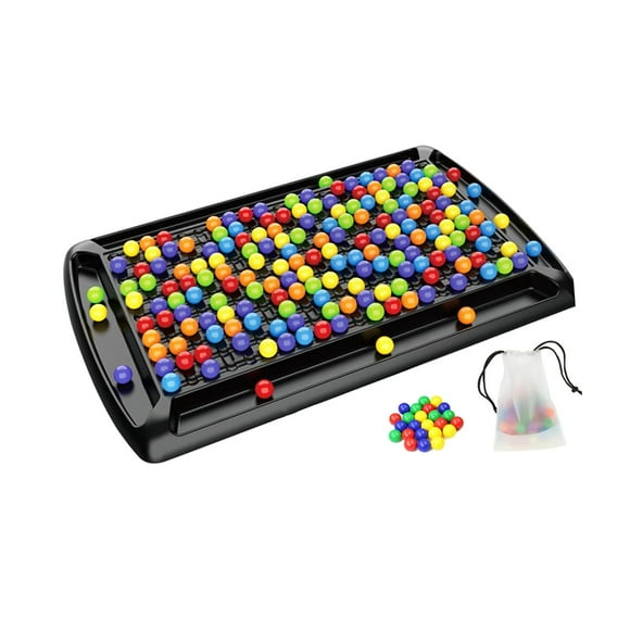 Esquirla Jeu de Perles de Plateau à Chevilles Créatif Arc-en-Ciel Jeu d'Association pour Jeu Voyage Enfants 241 Pcs