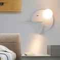 thumbnail image 2 of Luz de pared de cabecera Billuyoard de aluminio ajustable elegante para Hotel Blanco Tipo 1, 2 of 6