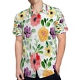 thumbnail image 4 of High Quality Hawaiian Shirts for Men Short Sleeve Aloha Beach Shirt Floral Summer Casual Button Down Shirts Blouses FCM6KC, 4 of 7