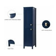 thumbnail image 5 of Elegant Kitchen and Bath 16 Inch Wide Bathroom Linen Storage Freestanding Cabinet In Blue, 5 of 14