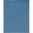 thumbnail image 2 of Well Woven Opal Crest Textured Solid Dark Blue Modern Faux Fur 7'9" x 9'10" Area Rug, 2 of 8