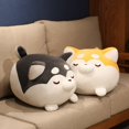 thumbnail image 2 of New Cute Plush Husky Dog Toy Stuffed Animal Fat Dog Soft Doll Throw Pillow Cushion Kids Toys Birthday Christmas Gift for Childdeep grey40cm Deng Xun unisex, 2 of 2
