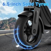 VOLTVOGUE VV-4 Foldable Electric Scooter, 250W Motor E Scooter with 6.5 inch Solid Tires, 9 MPH Max Speed, 10 Miles Long Range, 111Wh Battery Portable Kick Scooter for Adults and Kids