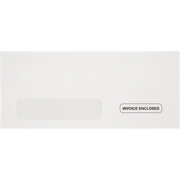 LUXPaper #10 Window Envelopes, 4 1/8 x 9 1/2, Bright White, 50/Pack