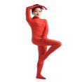 thumbnail image 3 of Traje Zentai Soledad de Cuerpo Completo Sin Capucha Cremallera Ropa de Baile Fiesta de Halloween Rojo S, 3 of 6