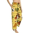 thumbnail image 2 of Kll Womens Forest Guard Print Pajama Pants Soft Pajama Bottoms For Women Cozy Lounge Pants, 2 of 9