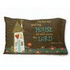 As For Me And My House Fabric Standard Pillowcase-30 x 20.5-