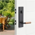 thumbnail image 3 of Sure-Loc LV307 FBL-GRIP WN Levanto Single Cylinder Keyed Entry Lever Set And Deadbolt, 3 of 7