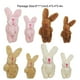 thumbnail image 3 of Advancent Mini conejos articulados para el hogar, colgante de conejito de peluche resistente al desgaste para llavero, regalos de muñecas, cumpleaños, Kits de decoración para fiestas Rosa 6cm Advancent HA061951-01B, 3 of 6