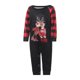 thumbnail image 4 of Traje de pantalones largos familiares Casual Elk Impreso Plaid Estilo navideño Ropa de dormir Traje FLhrweasw Nuevo, 4 of 9