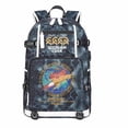 thumbnail image 1 of Mochila Bocchis Rocks de nailon con dibujos animados para niños, escuela, 31 x 15 x 48 cm, 1 of 1