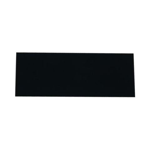 Blank Small Black Engraving Plate 1in x 2.5in