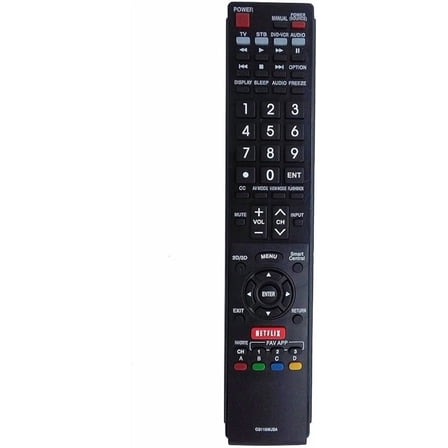GB118WJSA Replaced Remote fit for Sharp Smart TV LC52LE640U LC60LE640U LC70C640