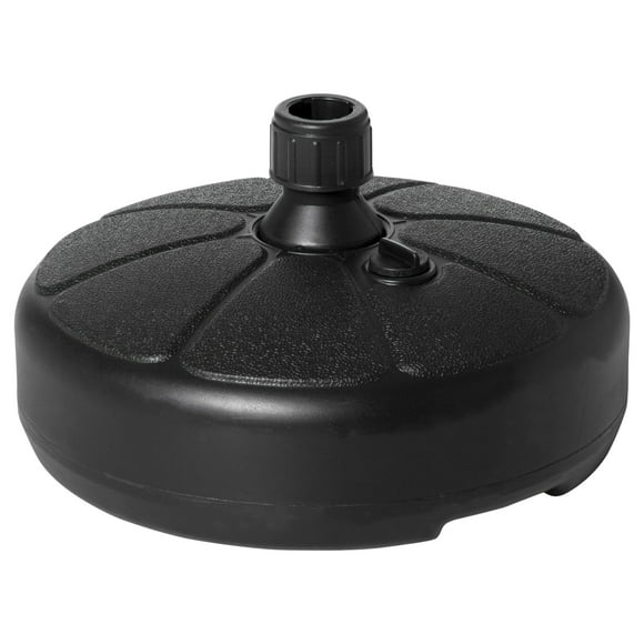 Outsunny Patio Umbrella Base, Round Umbrella Stand, Black