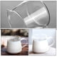 thumbnail image 2 of Jarra de leche de vidrio, sencilla, resistente al calor, de vidrio transparente, para café o crema., 2 of 7