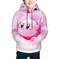 thumbnail image 2 of Youth Kirby Hoodies 3d Print Pullover Hooded Sweatshirt With Pocket For Boys Girls, 2 of 7